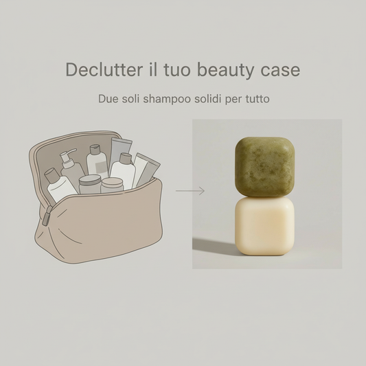 Decluttera il tuo beauty case minimalista con facilità
